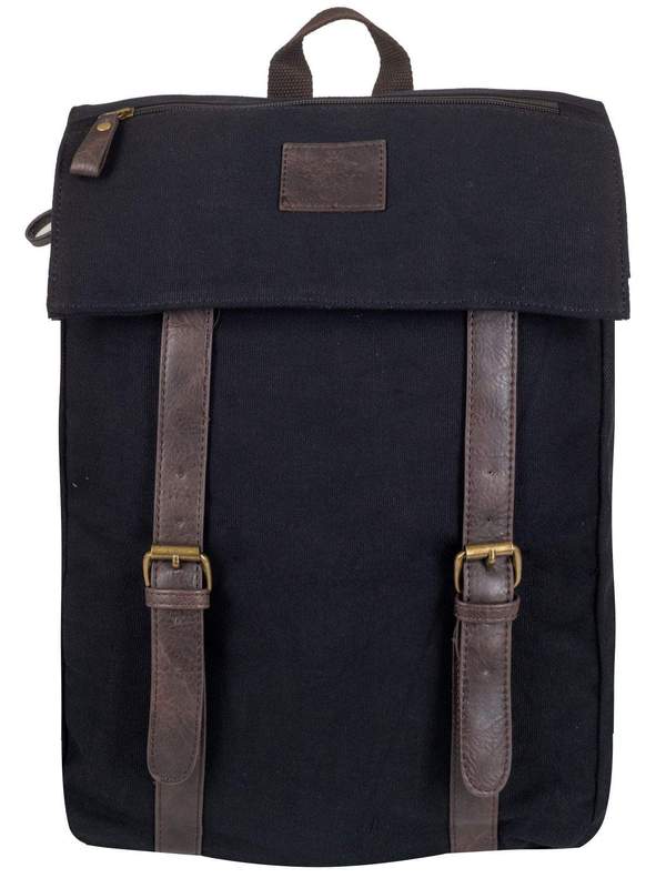  - Sandhamn ryggsäck canvas Svart