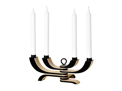 Företagsjulklappar - Nordic Light ljusstake Svart