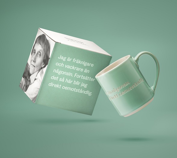 Företagsjulklappar - Astrid Lindgren mugg "Jag är fräknigare"