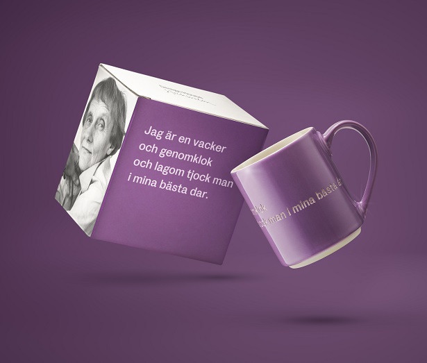 Företagsjulklappar - Astrid Lindgren mugg "Jag är en vacker"
