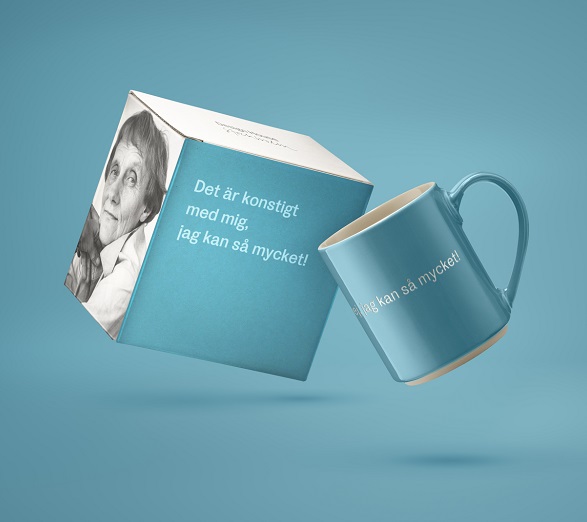 Företagsjulklappar - Astrid Lindgren mugg "Det är konstigt med mig"