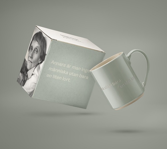  - Astrid Lindgren mugg "Annars är man ingen människa"