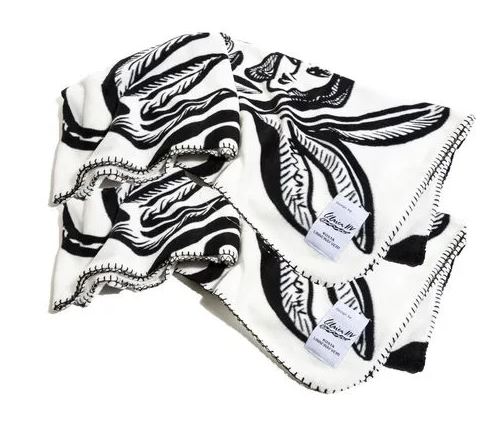  - Kosta Linnewäfveri Fleecepläd Paradise  2-pack