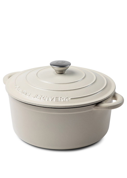  - Orrefors Jernverk Gjutjärnsgryta 5 l Offwhite