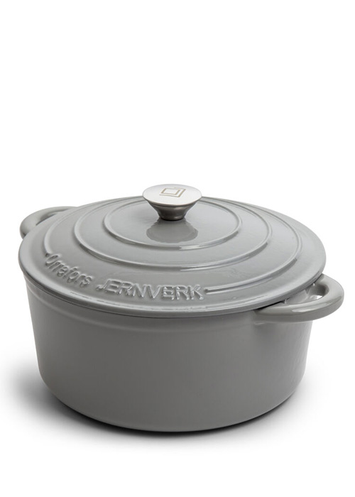  - Orrefors Jernverk Gjutjärnsgryta 5 l ljusgrå