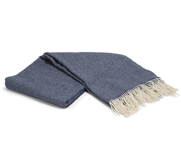  - Kosta Linnewäfveri Pläd Mårten - Blå