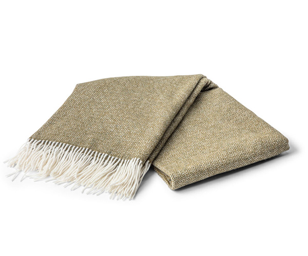  - Kosta Linnewäfveri Pläd Mårten - Grön