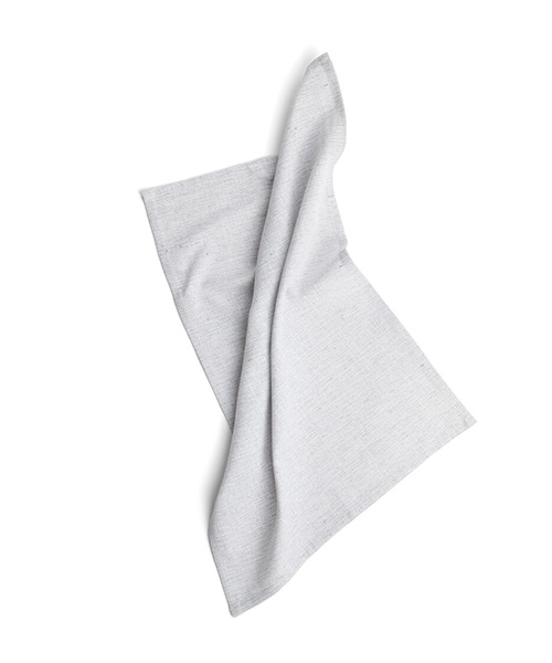  - Kökshandduk Solid  Återvunnen grå