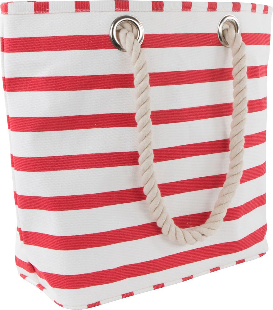  - LNV Canvas Väska Stripe röd