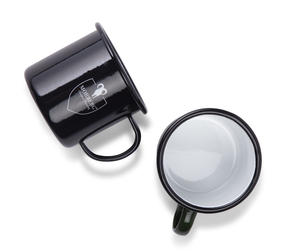  - Emaljerad Metallmugg 45 cl Svart