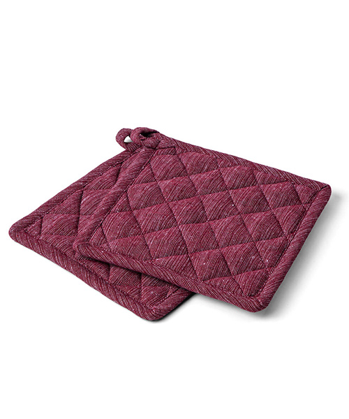  -   Eliza Grytlapp Återvunnen 2-pack  vinröd