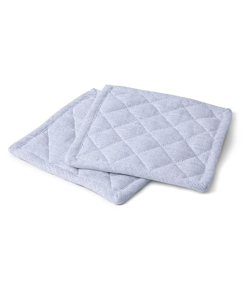  -   Eliza Grytlapp Återvunnen 2-pack  ljusgrå