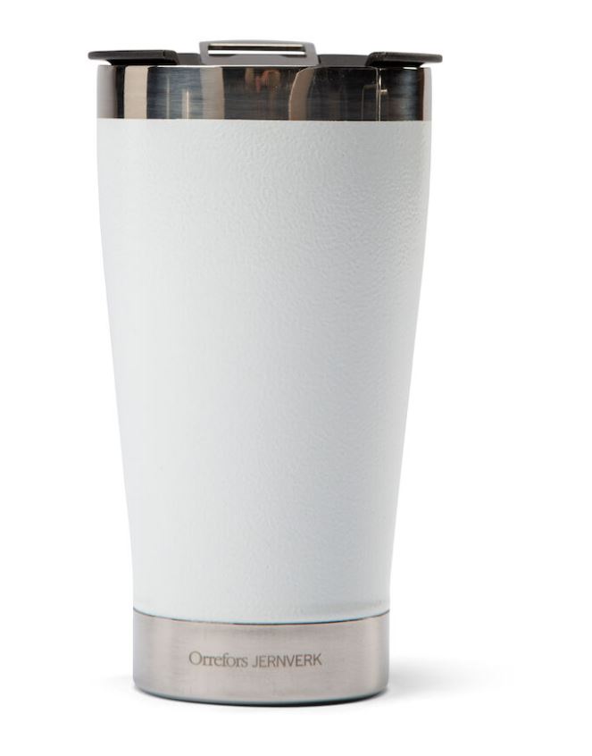  - Orrefors Jernverk Isolerad mugg Vit