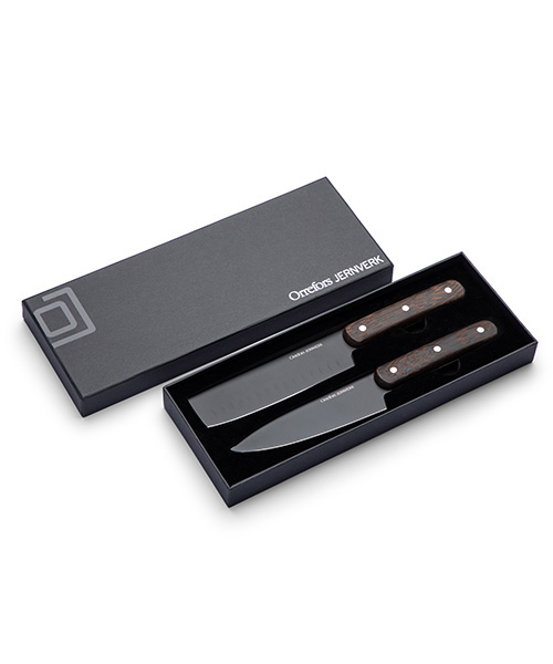  - Orrefors Jernverk Knivset 2-Pack, mattsvart