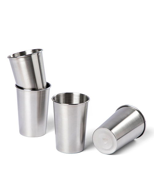  - Orrefors Hunting Stålmuggar 4-Pack