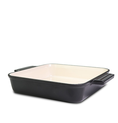  - Emaljerad Gjutjärnsform Svart