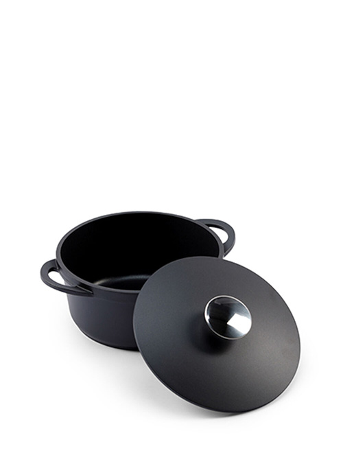  - Aluminiumgryta 2,5 l Svart