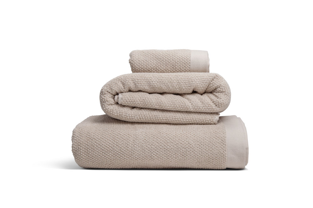  - Kosta Linnewäfveri Bomull/Lin set Linda 4 delars set sand