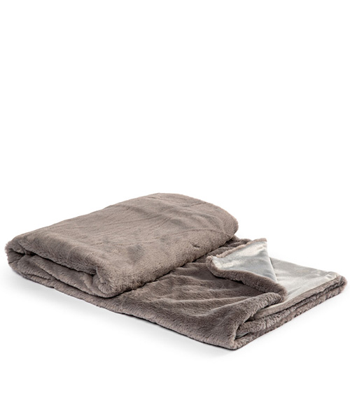  - Fuskpälspläd Nordby Grå