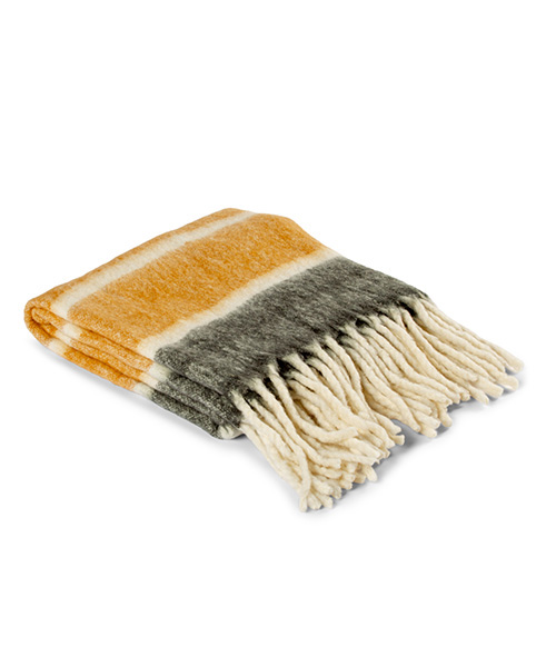  - Kosta Linnewäfveri Ullpläd Rand - Beige