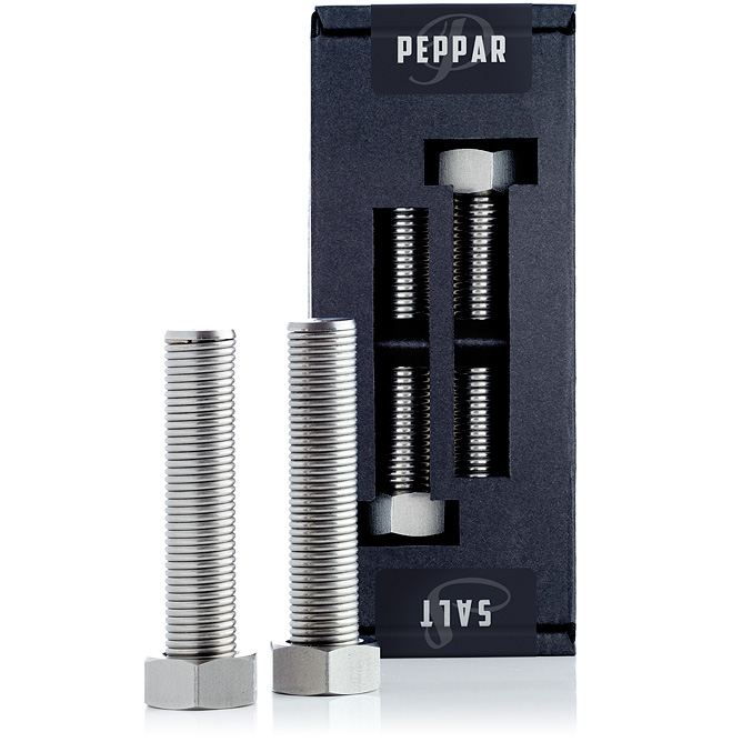  - Rostfria ströare Salt & peppar