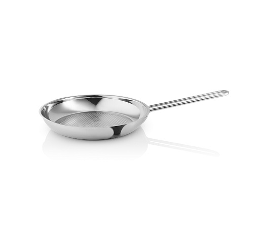  - Stekpanna i rostfritt stål med honeycomb