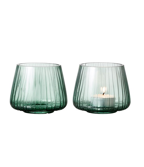  - Kusintha Värmesljusstake 7,5 cm 2-pack Grön