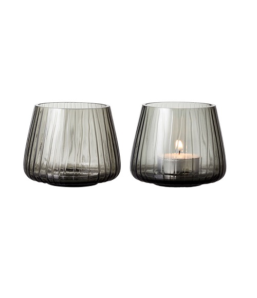  - Kusintha Värmesljusstake 7,5 cm 2-pack Smoke