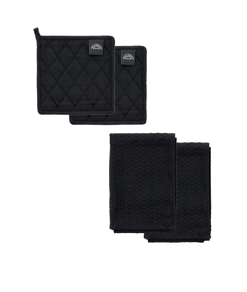  - Pillivuyt Kökstextilier Recycle 4-delar Svart