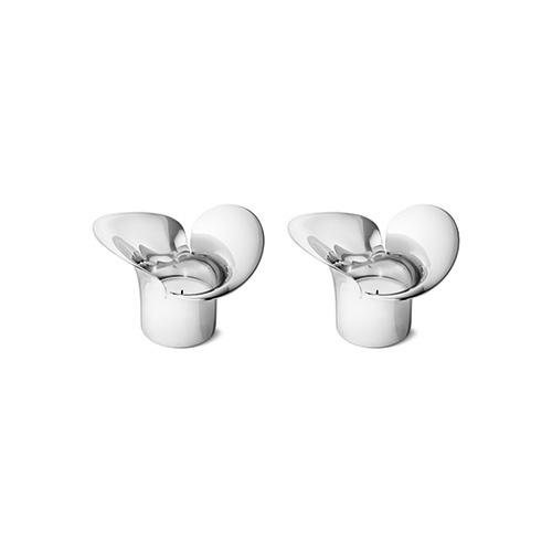  - Georg Jensen Bloom Botanica värmeljushållare, 2 st