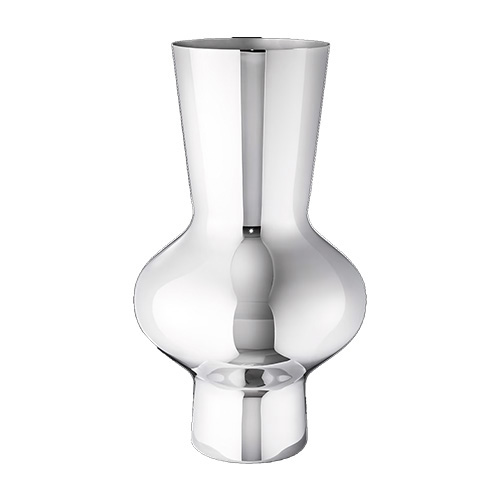  - ALFREDO VASE LARGE STAINLESS STEEL, MIRROR