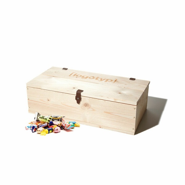  - Trälåda Stor Pralinmix 2 kg