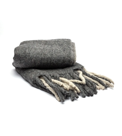 - Ullpläd från Ylleverket Grå