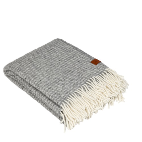  - Klippan pläd Kust Ljusgrå