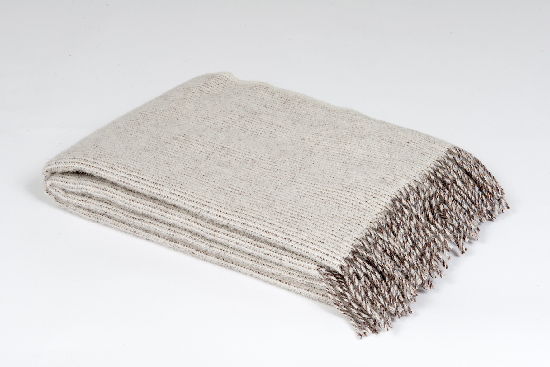  - Klippan pläd Alice Ljusgrå/Natur