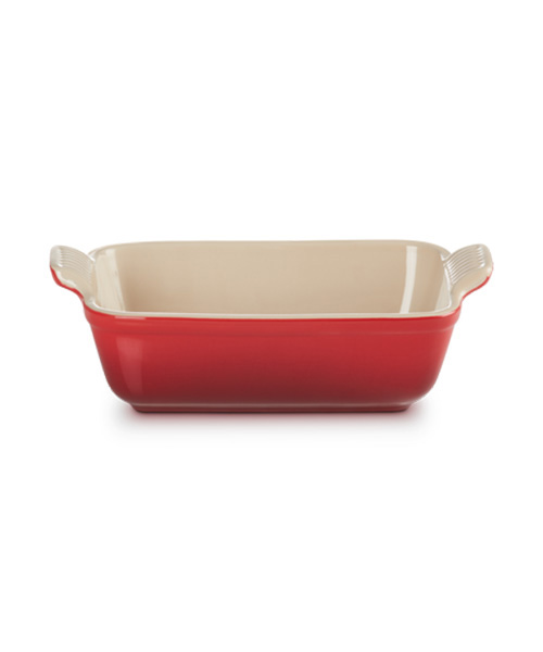  - Le Creuset  Heritage rektangulär ugnsform 19 cm Cerise