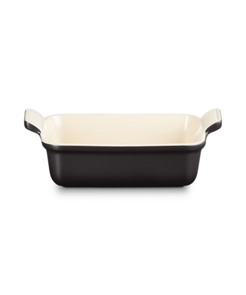  - Le Creuset  Heritage rektangulär ugnsform 19 cm Black
