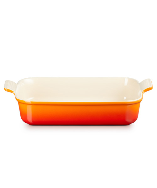  - Le Creuset  Heritage rektangulär ugnsform 32cm Volcanic