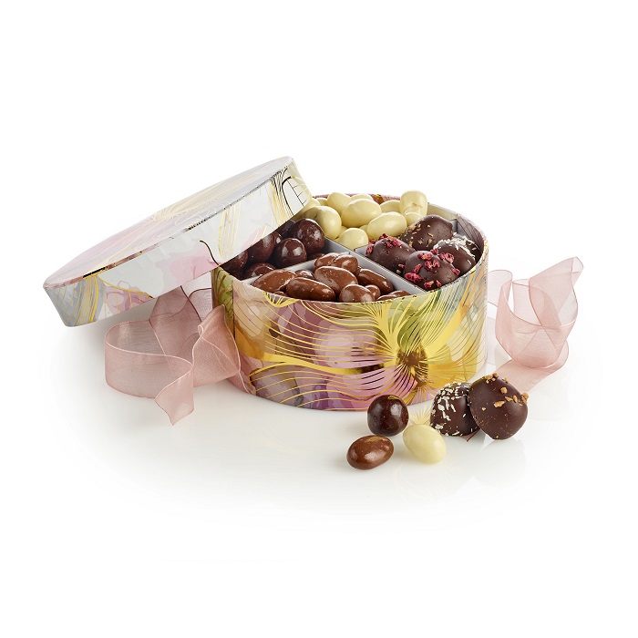  - Rund hattask Eko Akvarell/Guld Familjemix