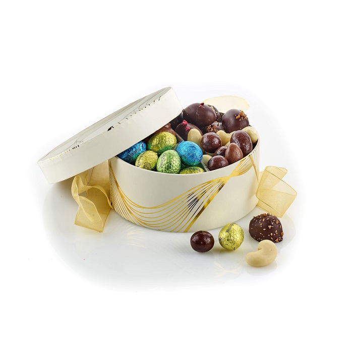  - Rund hattask Eko Creme/Guld Familjemix