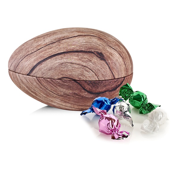  - Metallägg - Trä 150 g. Chokladkulor