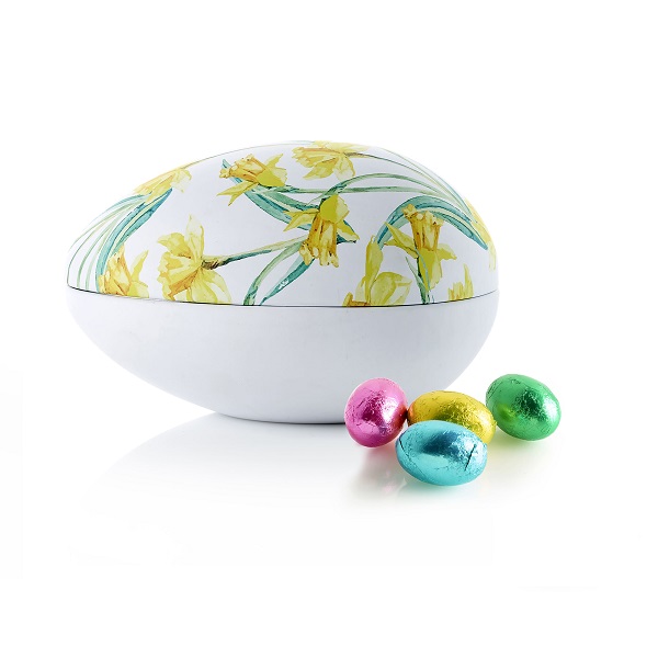  - Metallägg - Påsklilja 275 g. Pralinägg