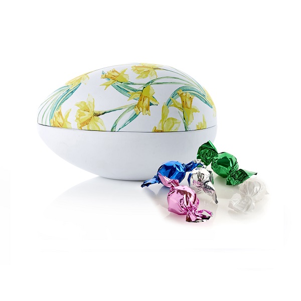  - Metallägg - Påsklilja 150 g. Chokladkulor