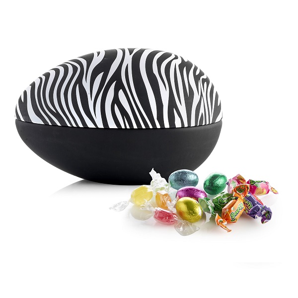  - Metallägg - Zebra 200 g. Choklad, karameller och kolor