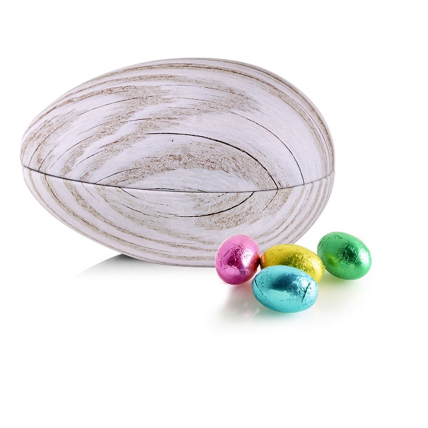  - Metallägg - Ljus ek 275 g. Pralinägg