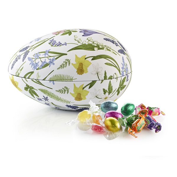  - Metallägg - Vår blommor 200 g. Choklad, karameller och kolor