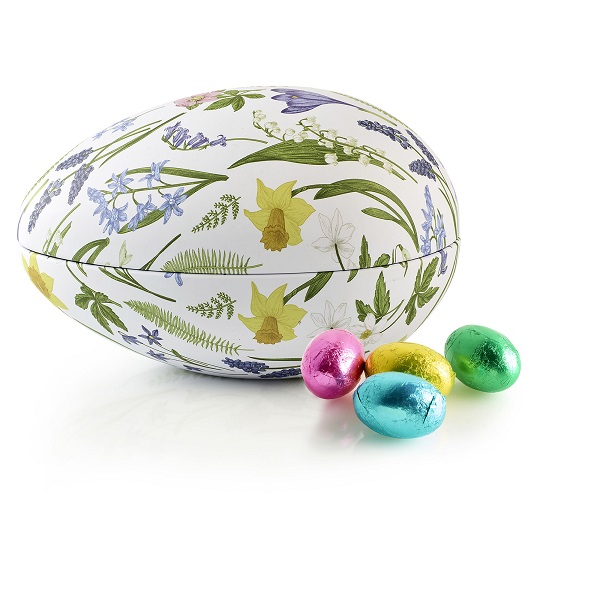  - Metallägg - Vår blommor 275 g. Pralinägg