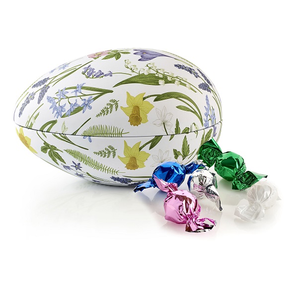  - Metallägg - Vår blommor 150 g. Chokladkulor
