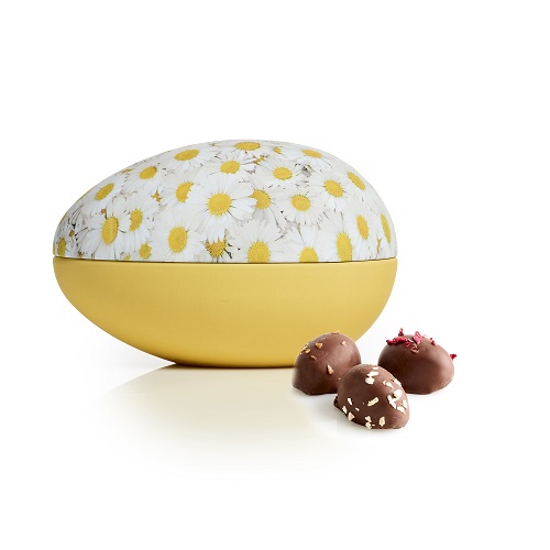  - Metallägg - Prästkrage 170 g. Ekologiska marsipanägg