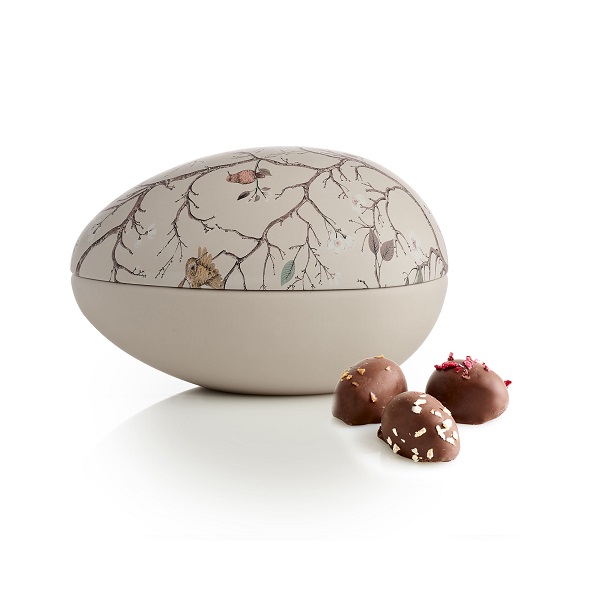  - Metallägg - Fåglar 170 g. Ekologiska marsipanägg